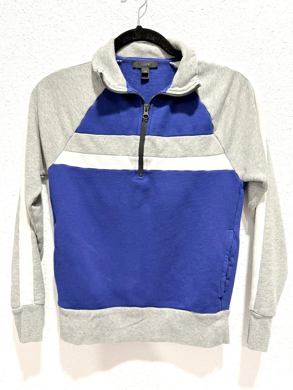 J.‎ Crew half zip neckline sporty Pullover XXS